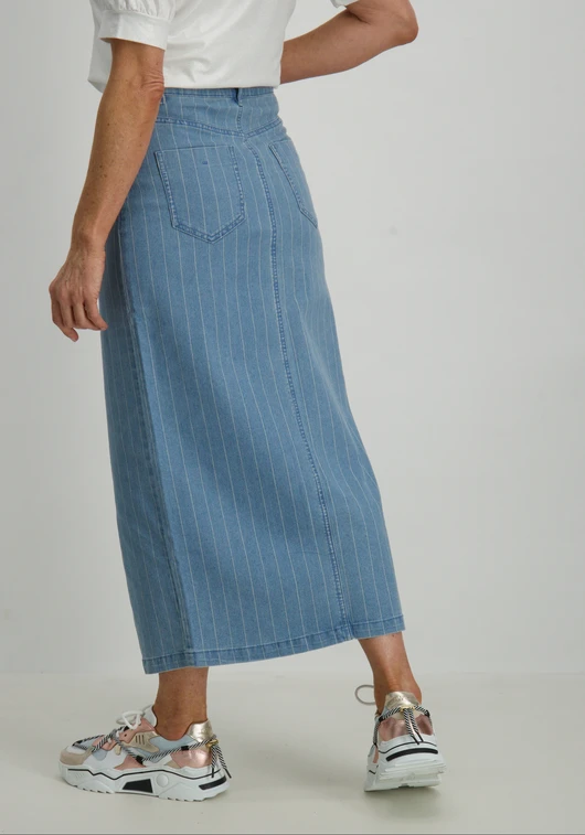 Tramontana Maxi skirt denim C05-15-201
