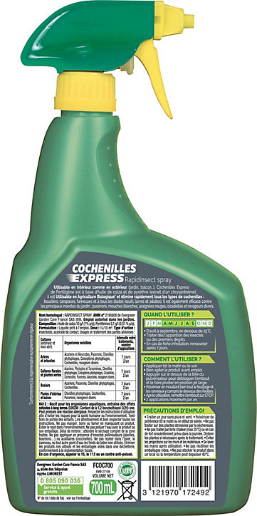 Cochenille express Fertiligène prêt à l'emploi 700ml