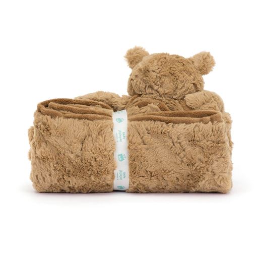 JELLYCAT Bartholomew Bjørn Tæppe, Brun