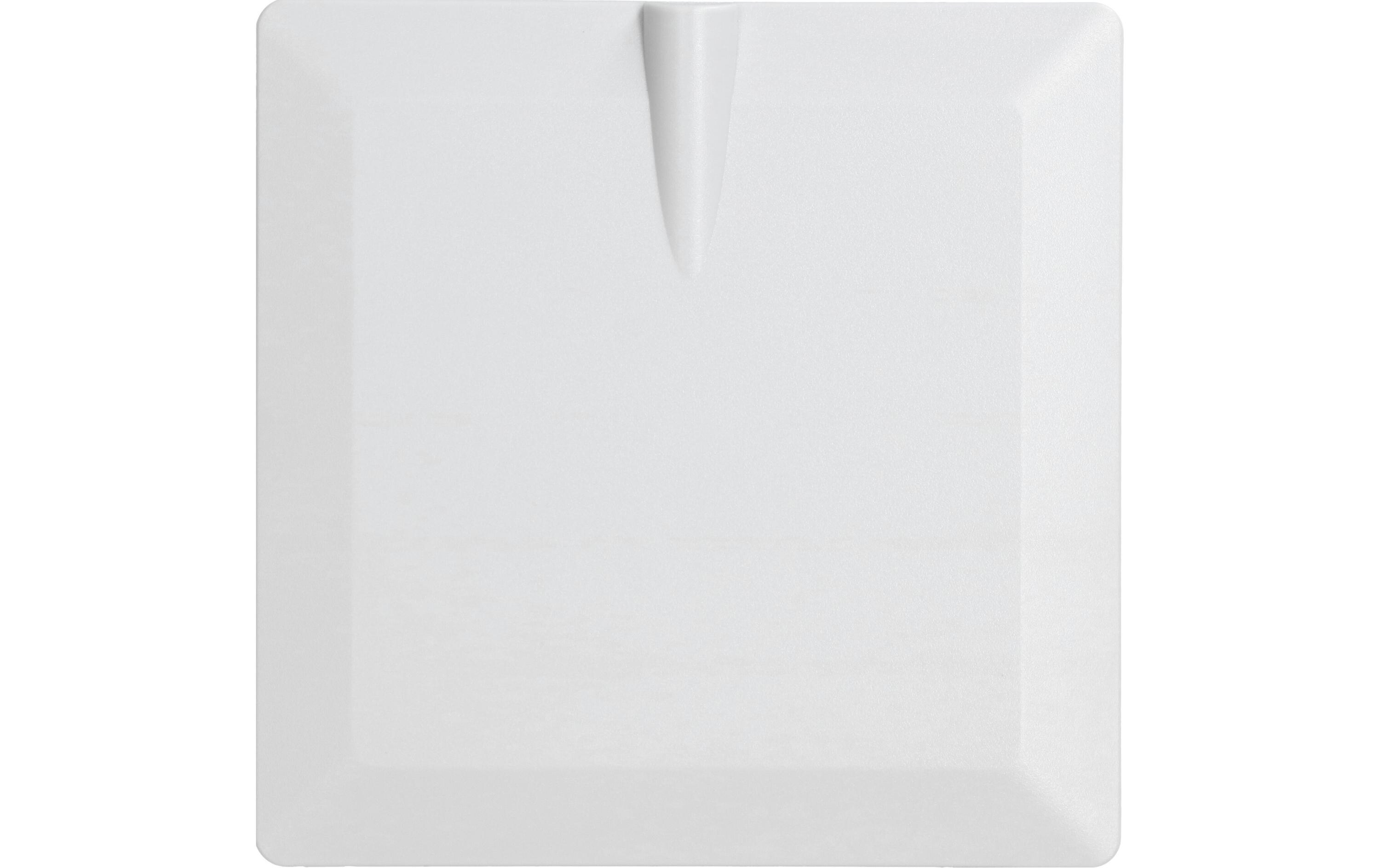 Steckdeckel im priamos Design, 130 x 130 mm, KabelauslassPriamos Design-Einsteckdeckel