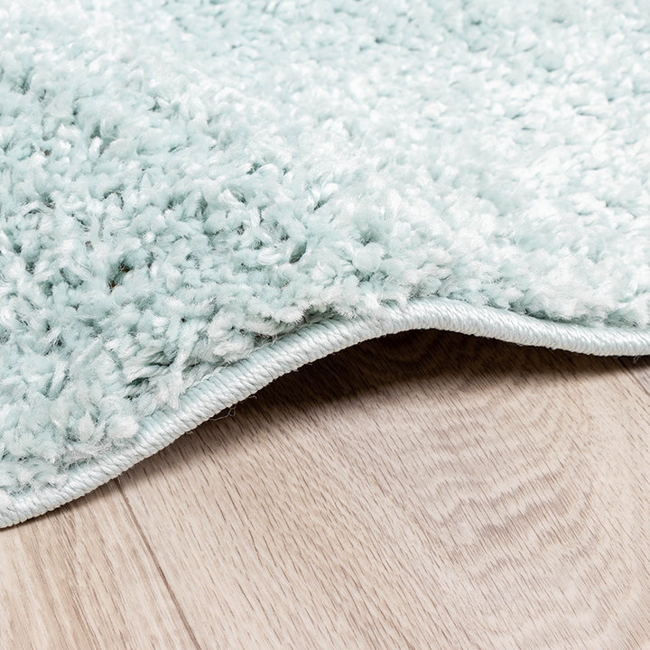 Hoogpolig vloerkleed - Lofty Lichtblauw | Haal kleur in huis!