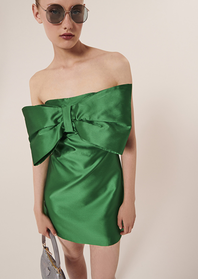 Robe Richesseverte en satin