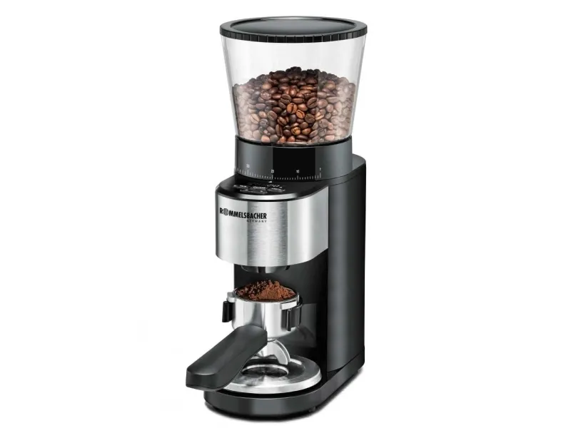 Rommelsbacher EKM 500 - Kaffekværn/køkkenvægt - 160 W - sort/rustfrit stål