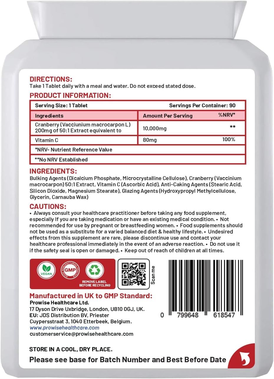 Prowise Healthcare Cranberry Double Strength
