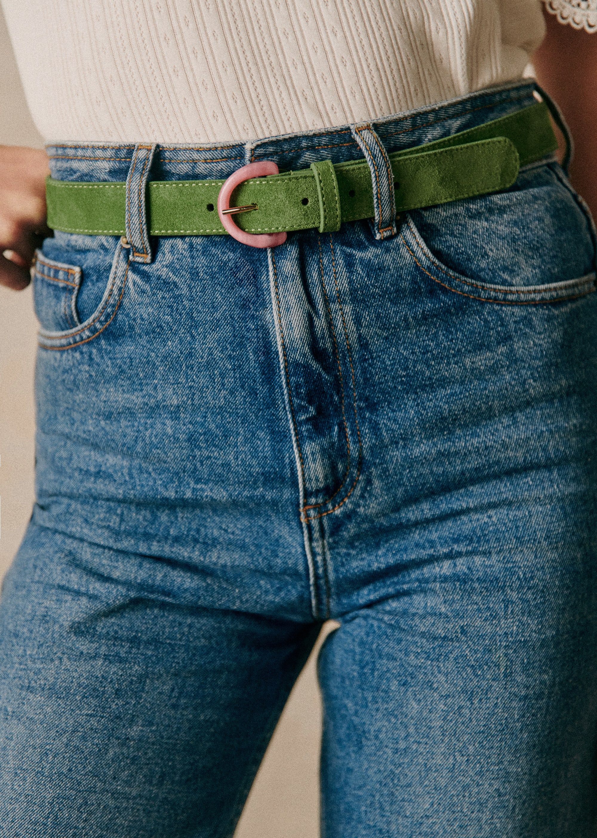 Ceinture Lenny - Vert pomme rose - E-SHOP/CEINTURES 5905901
