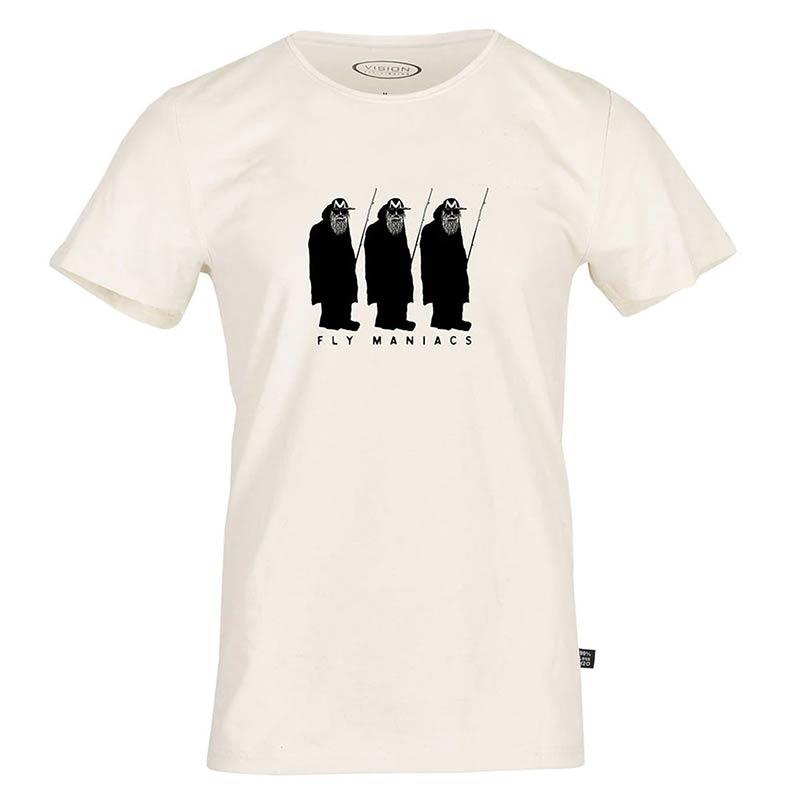 Tee Shirt Manches Courtes Homme Vision Maniac T-Shirt - Écru