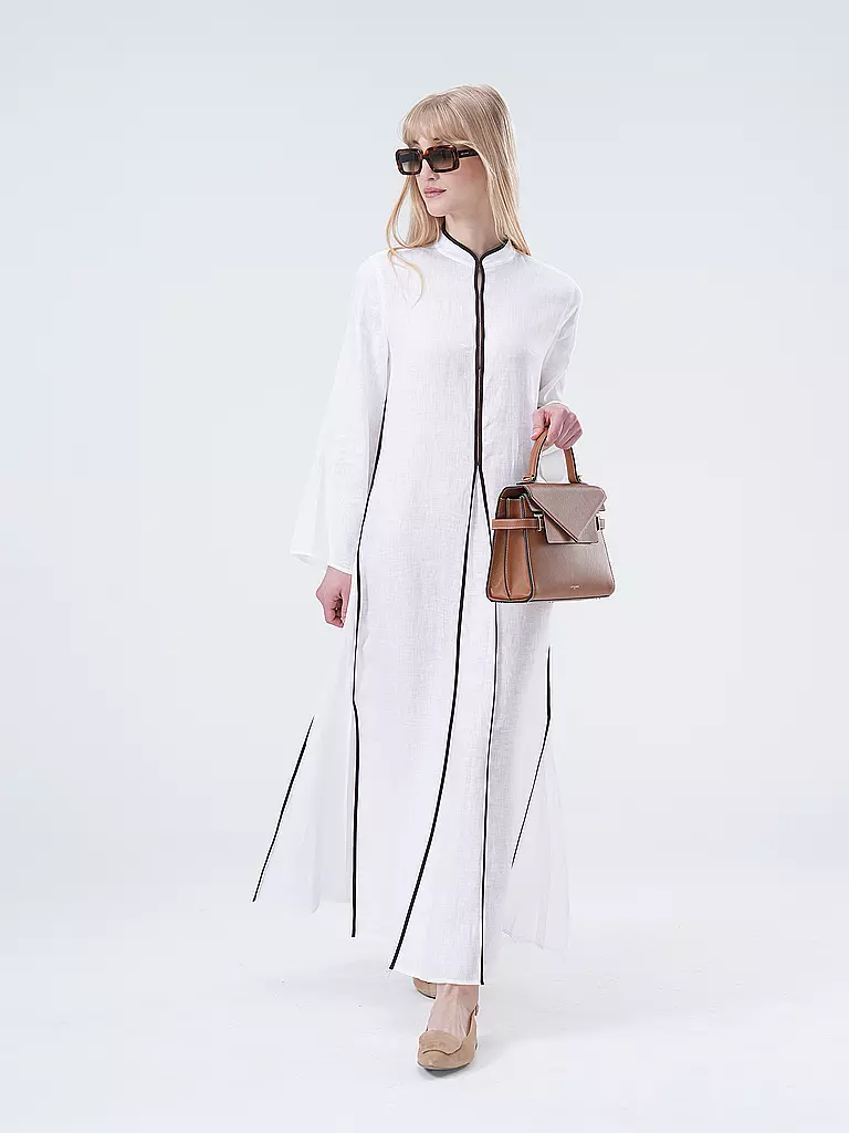 TORY BURCH Kleid - Kimono weiss