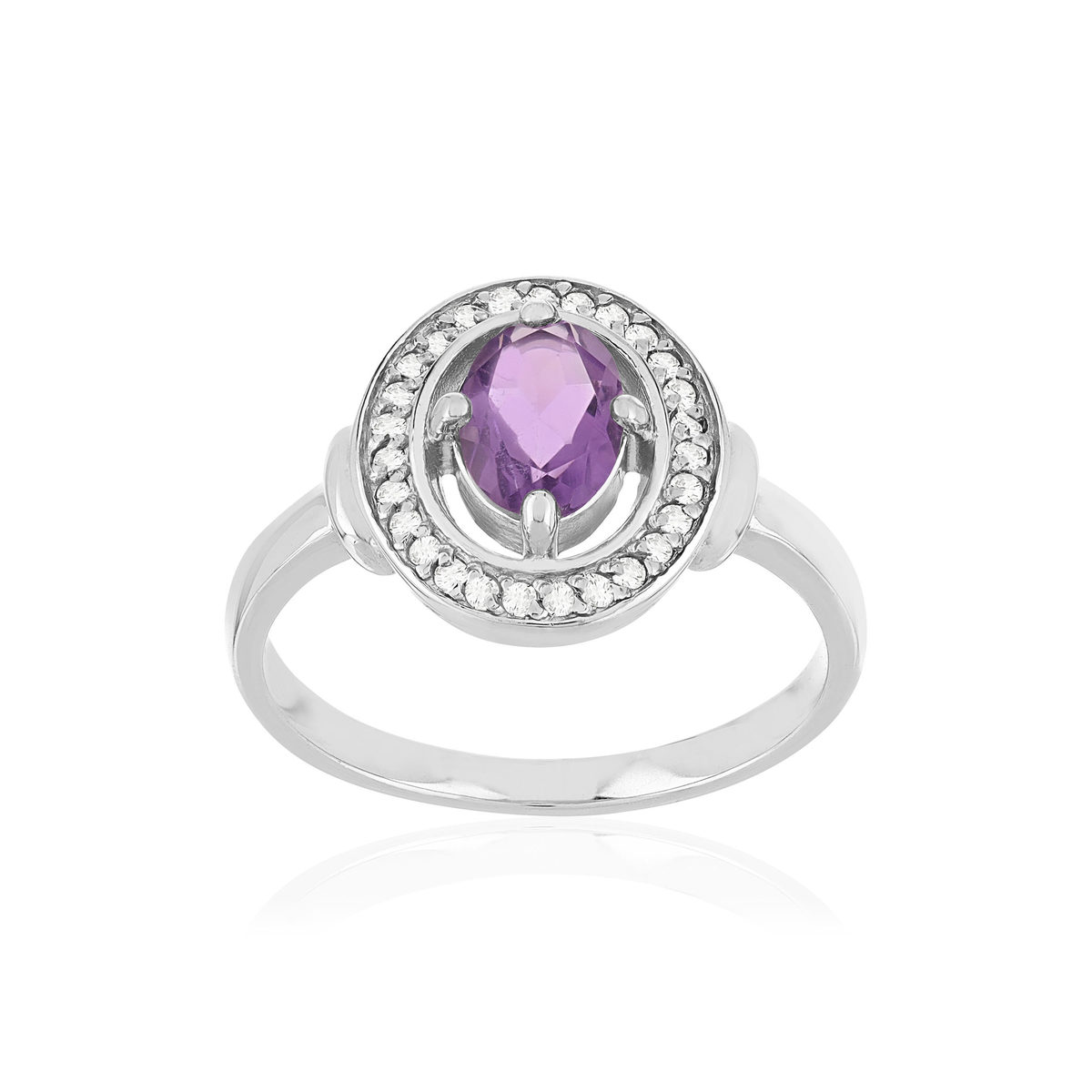 Bague argent 925 améthyste