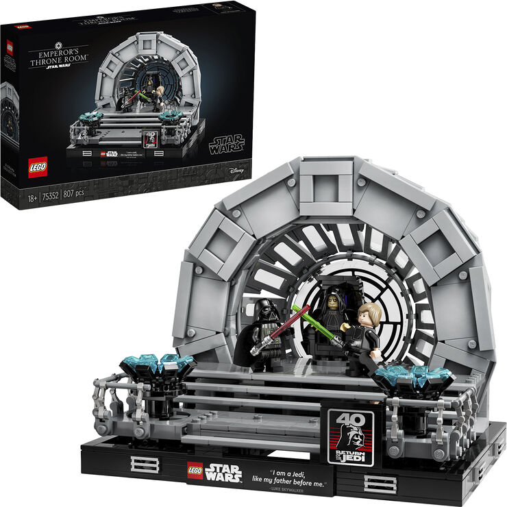 Star Wars Diorama m/ Kejserens tronsal 75352