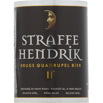 Straffe Hendrik - Brugs Quadrupel Bier II° - Fles - 330ML
