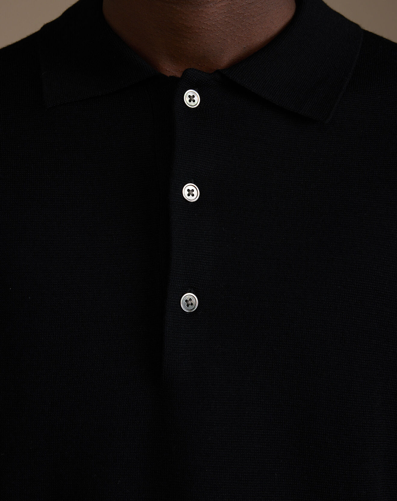 Bellerose Polo 100% Laine Dynay noir