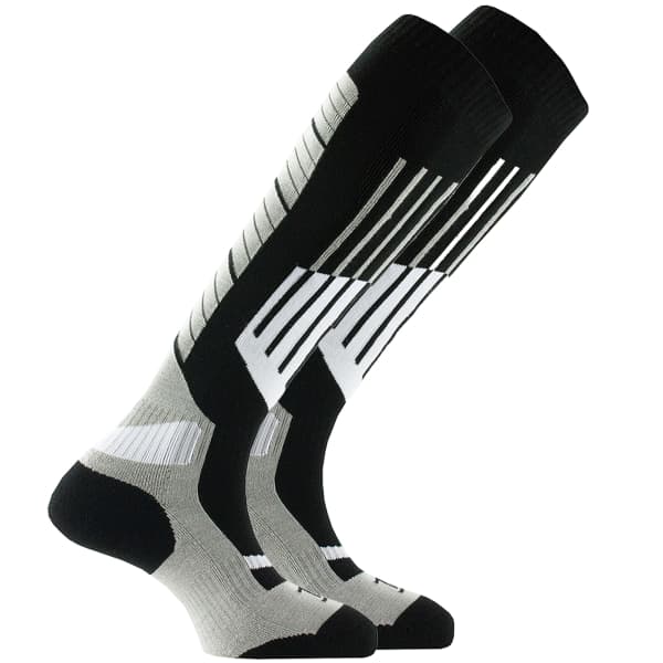 Chaussette de ski THYO MI BAS SKI ALL MOUNTAIN X2 BLACK/WHITE