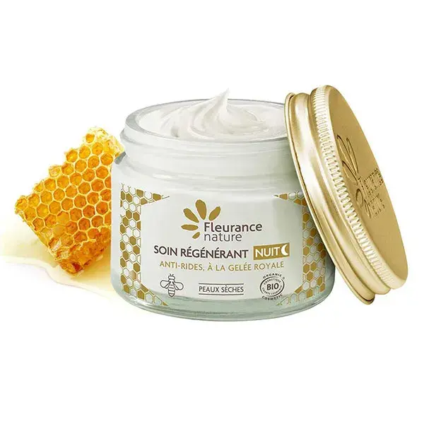 Fleurance Nature - Creme Noturno Regenerador com Geleia Real Orgânica - Pote de 50ml