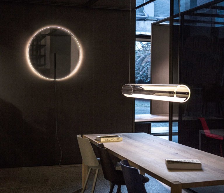 Vibia Guise 2260 wandlamp LED Ø54 grafiet