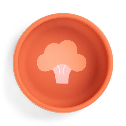 Coffret Premier Repas en Silicone Papaye - DONE BY DEER
