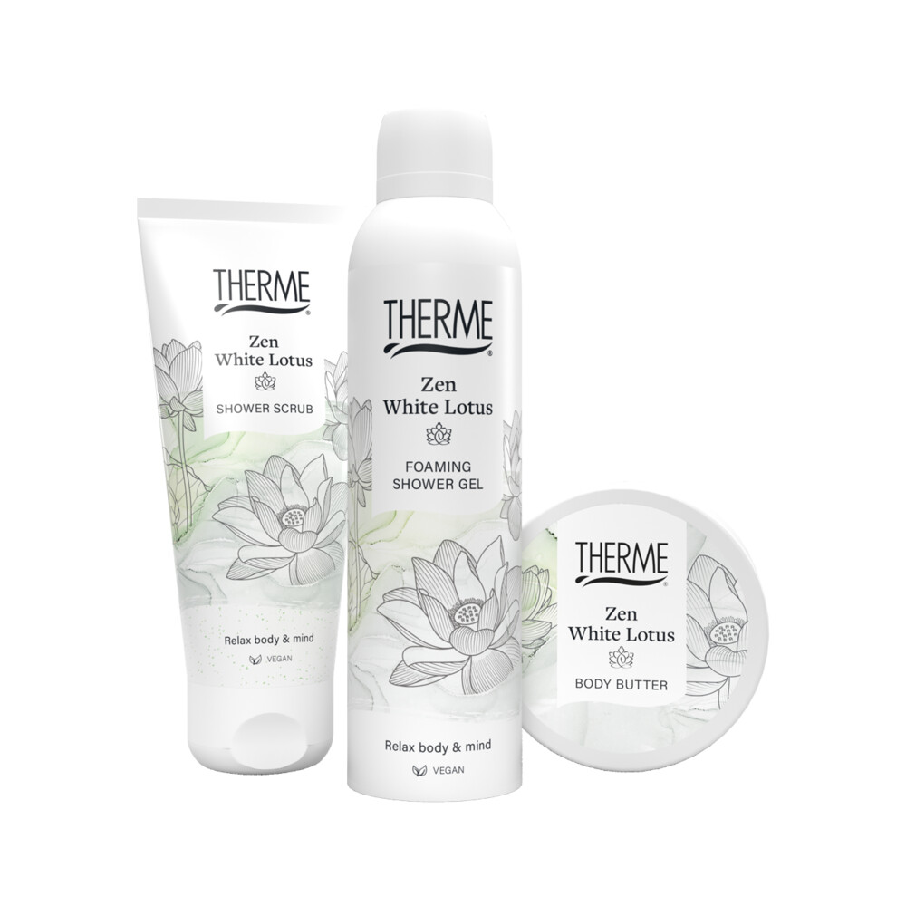 Therme Wellness Treatment Geschenkset Zen White Lotus1 set