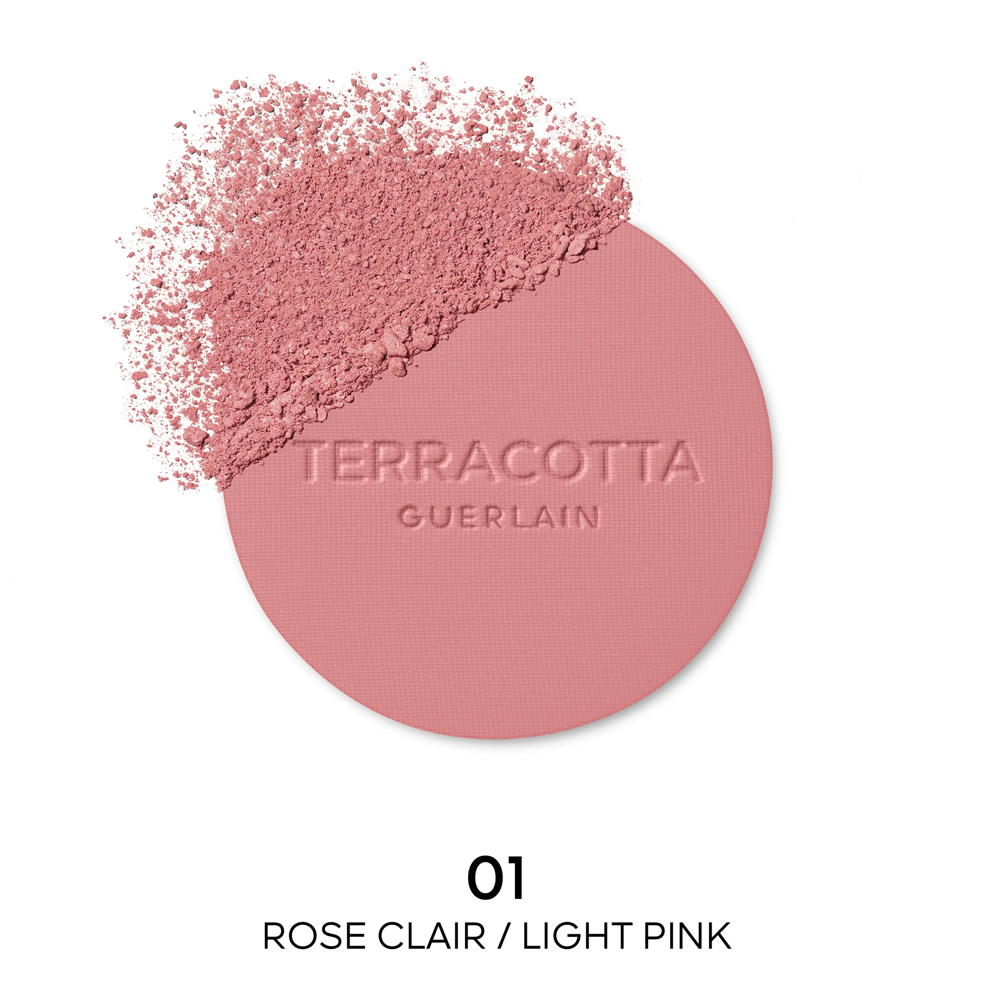TERRACOTTA BLUSH Le fard à joues effet bonne mine |- 01 Rose Clair