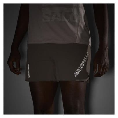 Short Salomon Sense Aero 5in Marron Homme
