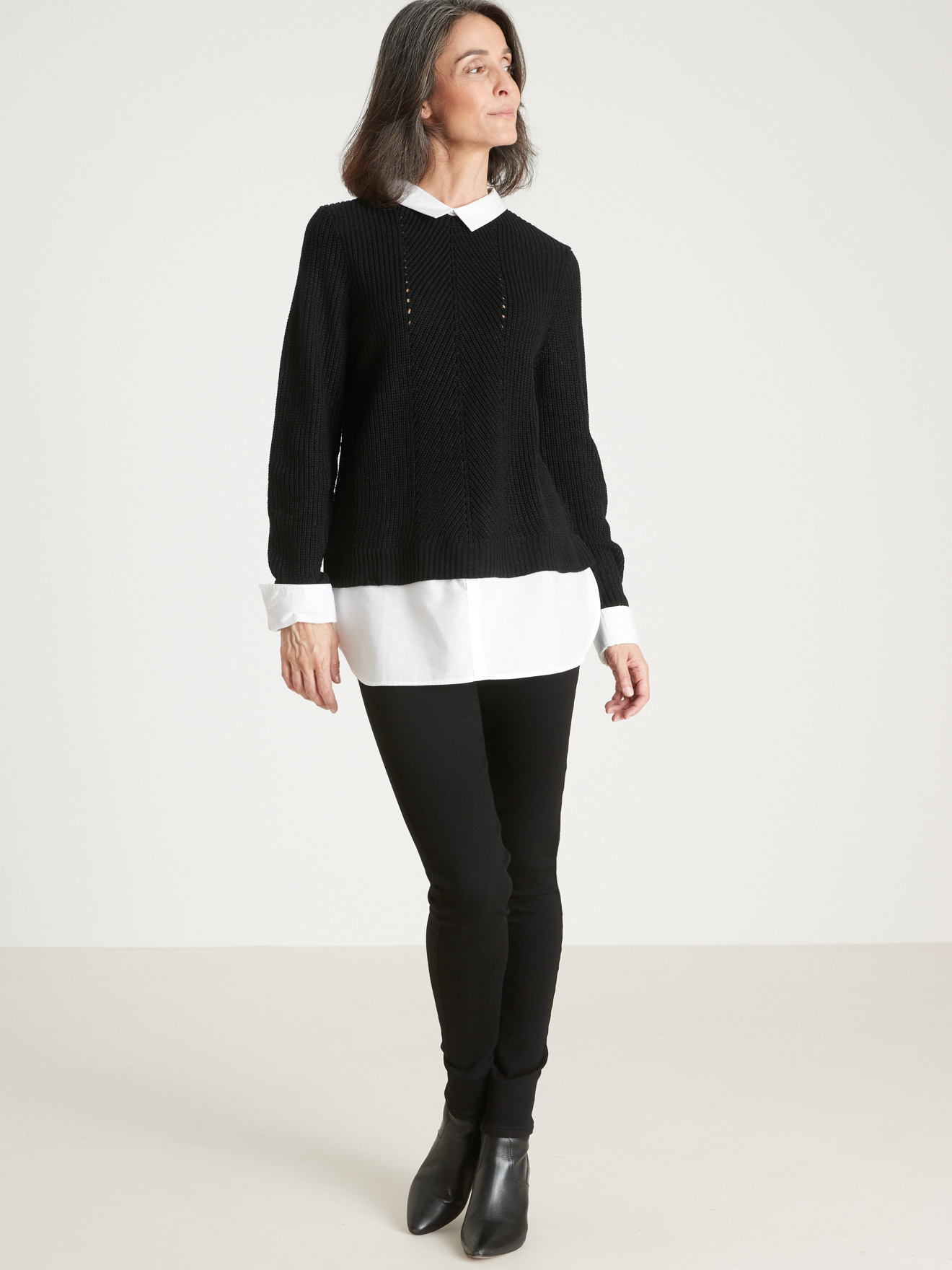 Pull effet 2 en 1