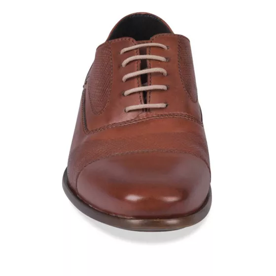Derbies COGNAC B-BLAKE CUIR