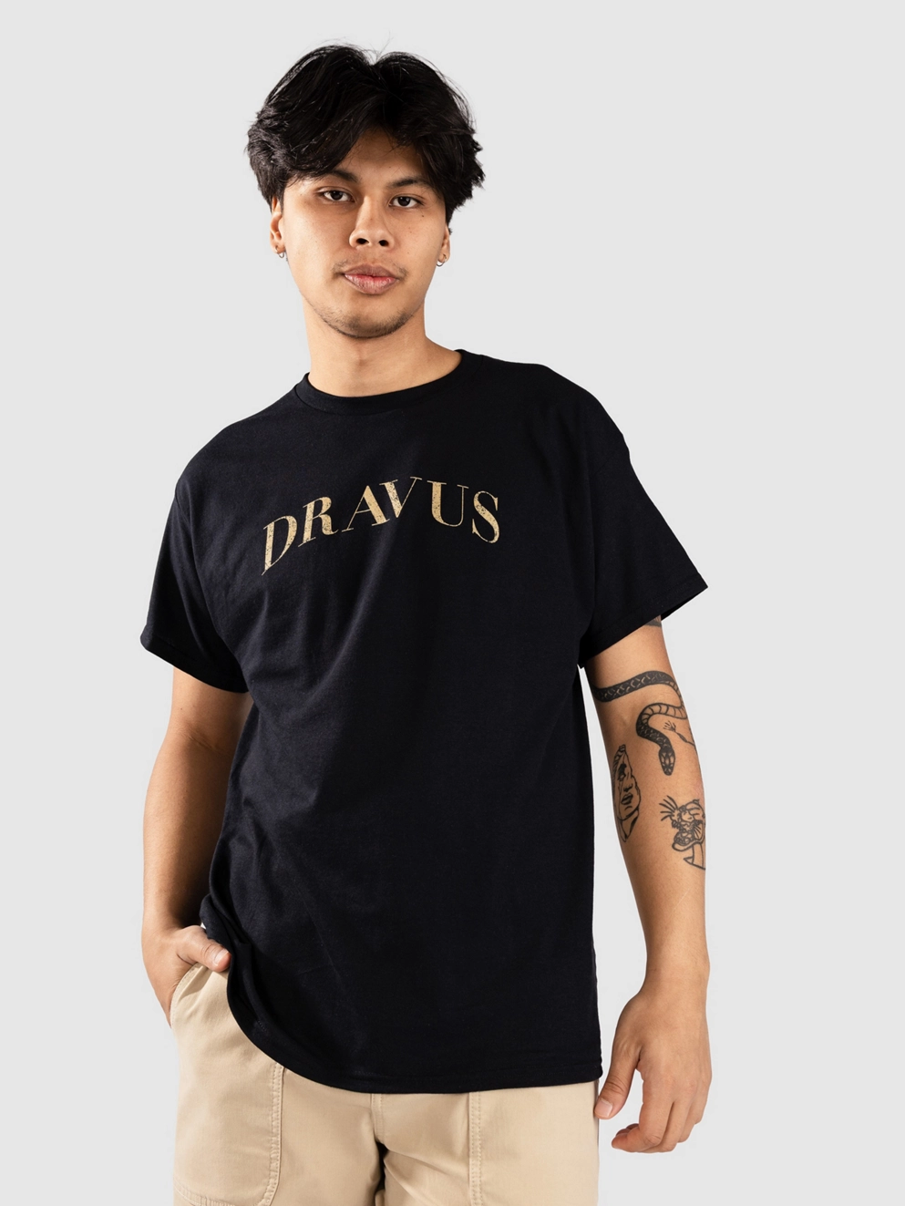 Dravus Kualoa T-Shirt washed black