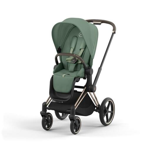 Poussette e-PRIAM Chrome Black Leaf Green 2023 - CYBEX