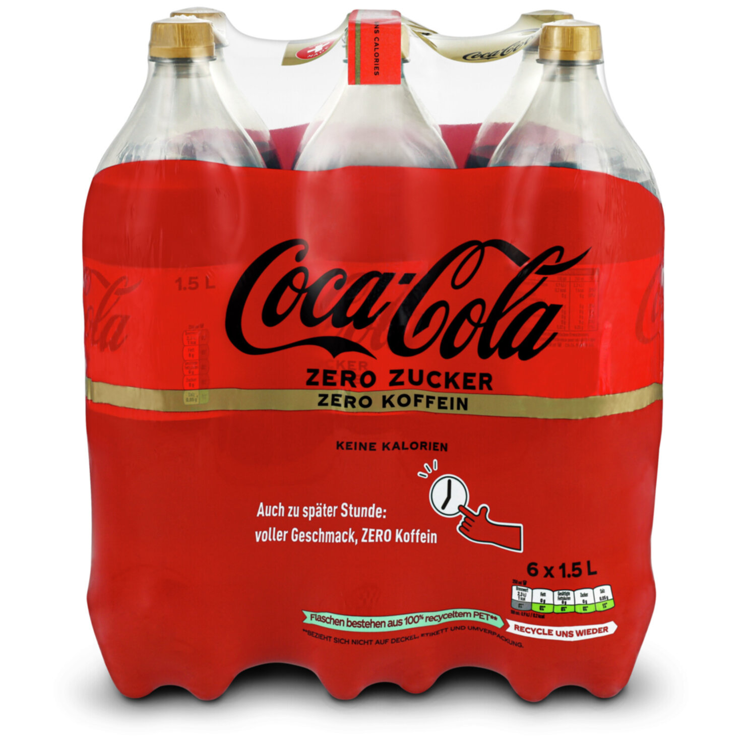 Coca Cola zero koffeinfrei 6x1.5l