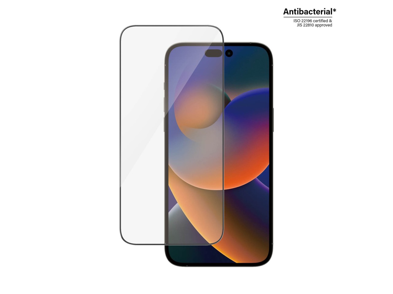 PanzerGlass - Skærmbeskyttelse Apple iPhone 14 Pro Max - Ultra-Wide Fit med EasyAligner