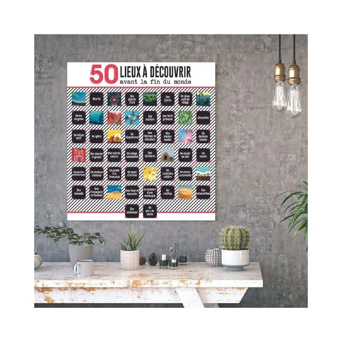 MISTER GADGET Poster 50 cases - Lieux à découvrir