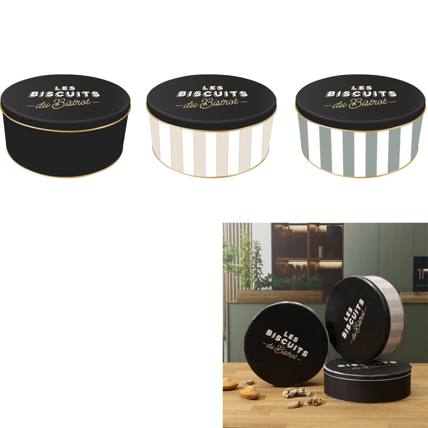 BOITE METAL BISCUITS BISTROT