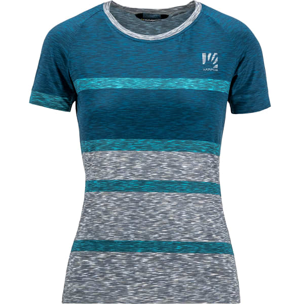 Maillot VTT KARPOS VERVE W TEE MOROCCAN BLUE/BLUE BIRD