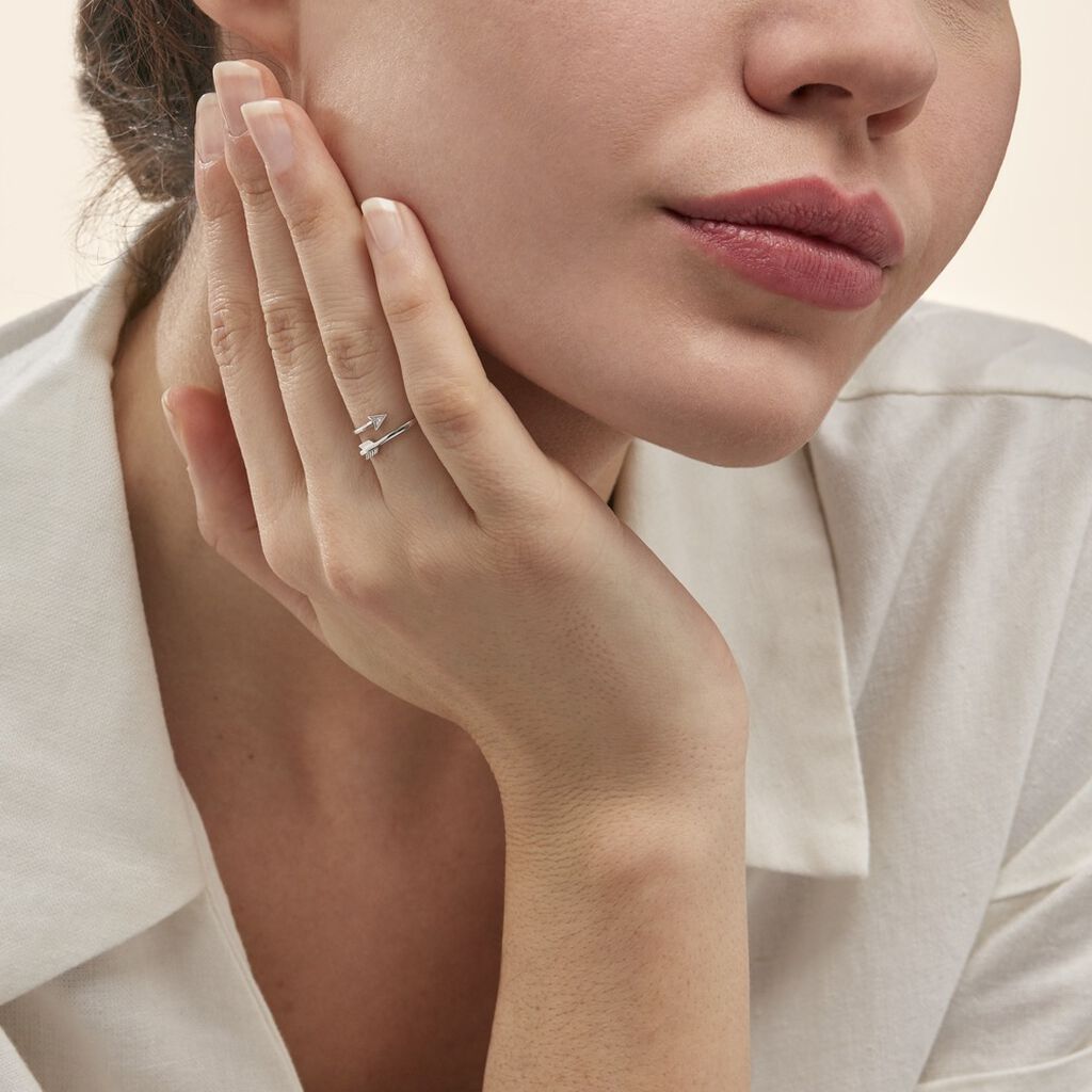 Bague Cupidon Or Blanc Diamant