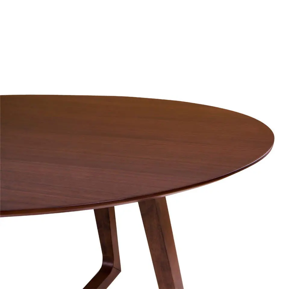 House Nordic Eetkamertafel Hellerup Walnoot Ø137 cm