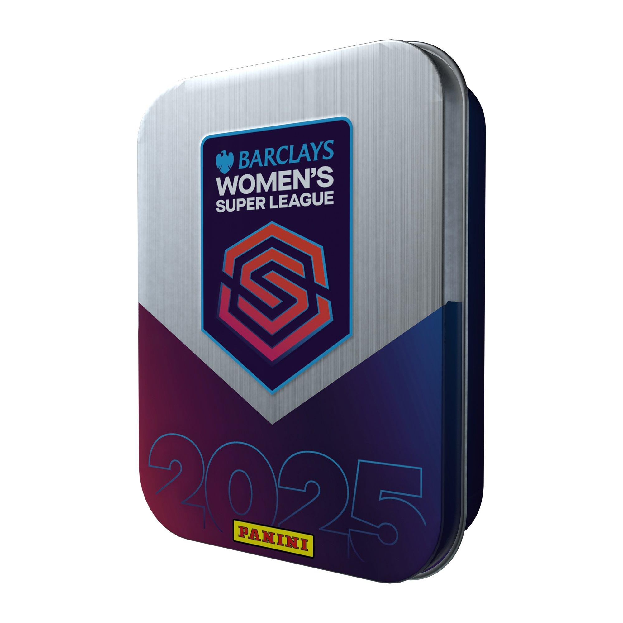 Panini GMAE Barclays Womens Super League Official Sticker Collection 2025 Pocket Tin