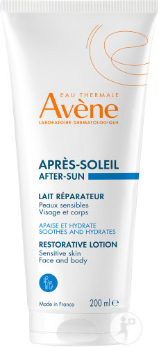 Avène Solaire Lait Réparateur Après-Soleil Apaisant Hydratant Visage & Corps 200ml