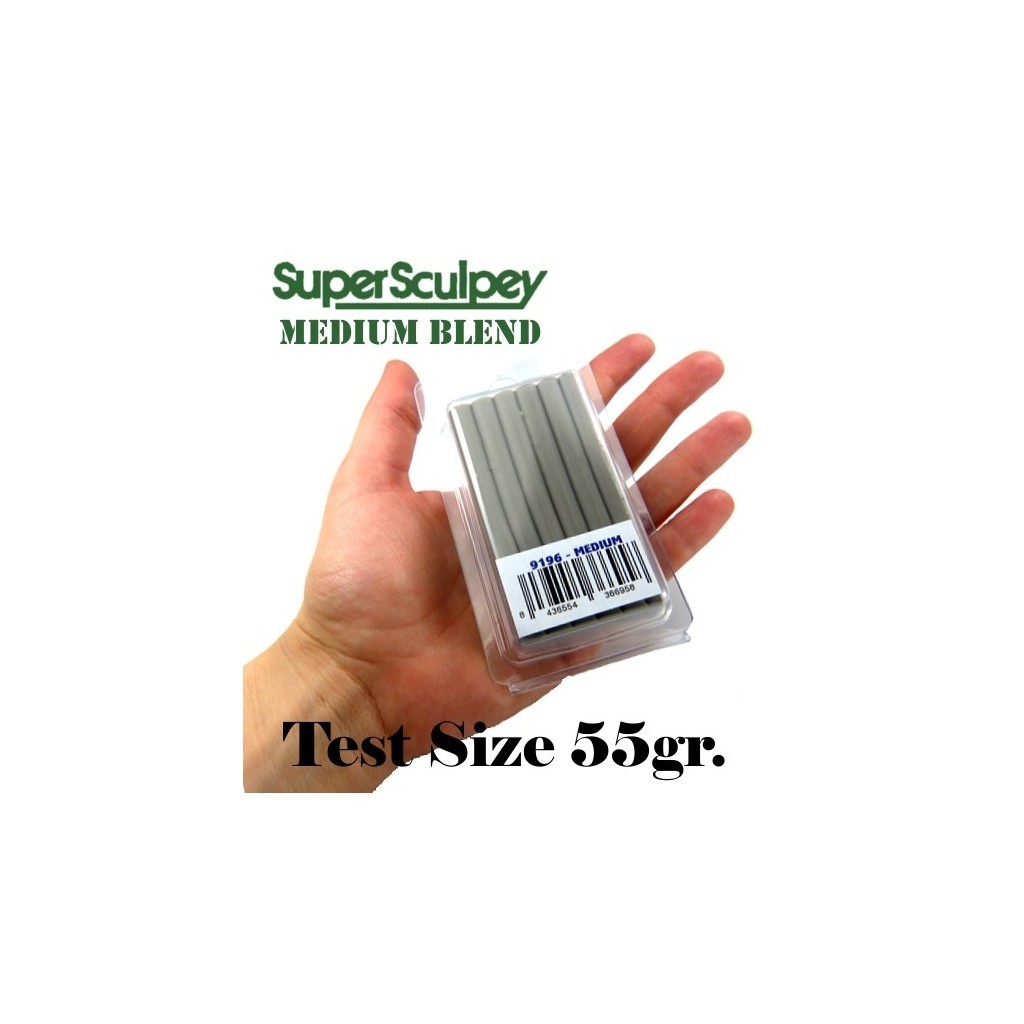 Super Sculpey Medium Blend 55 gr. - Taille d'essai