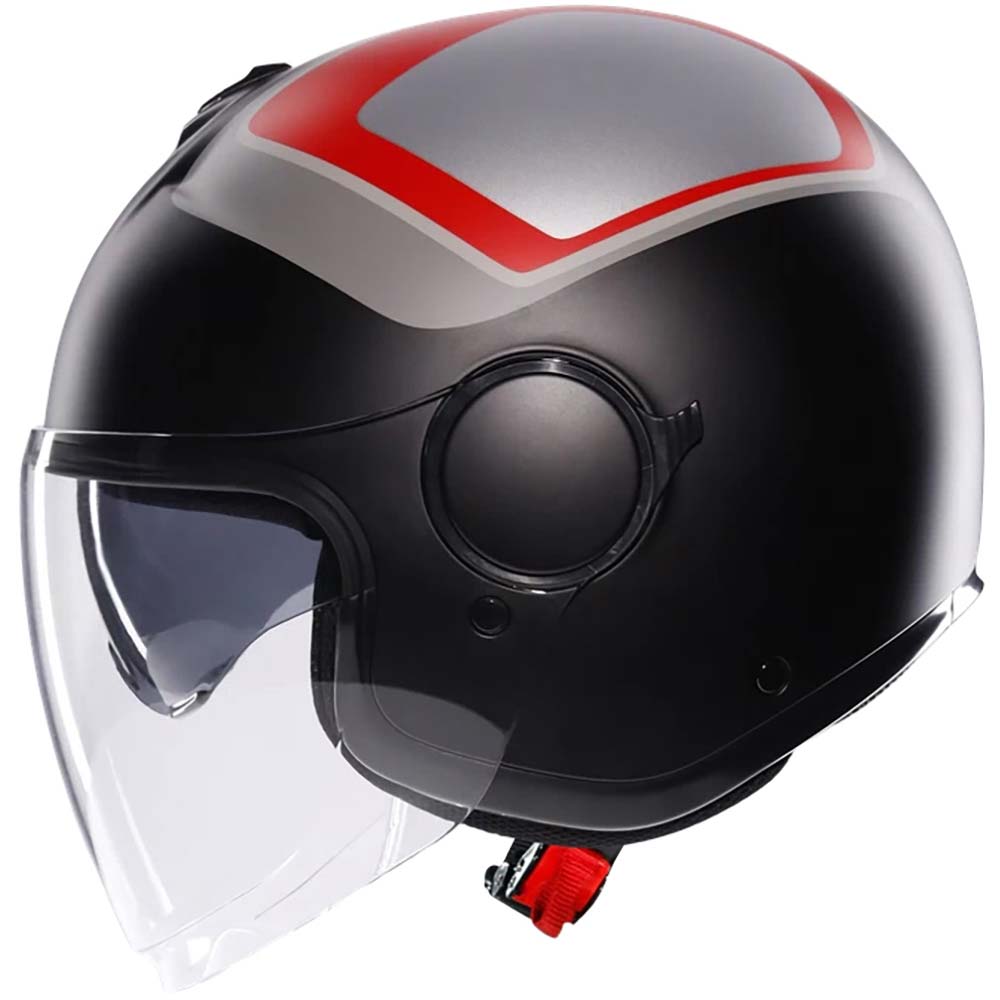 AGV - Casque Eteres Scaglieri Noir / Gris / Rouge / Mat