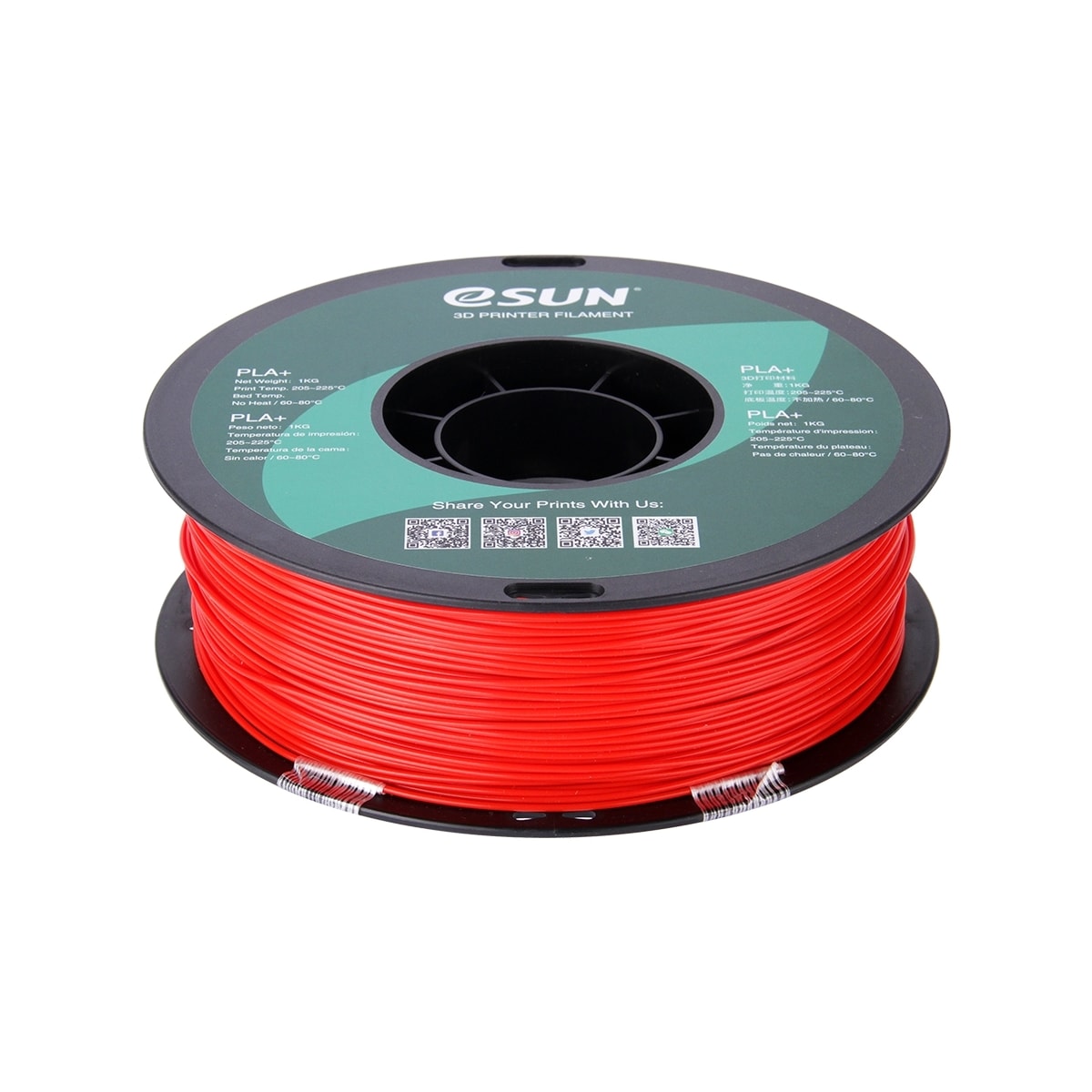 eSUN PLA+ 1.75mm 1kg - Red