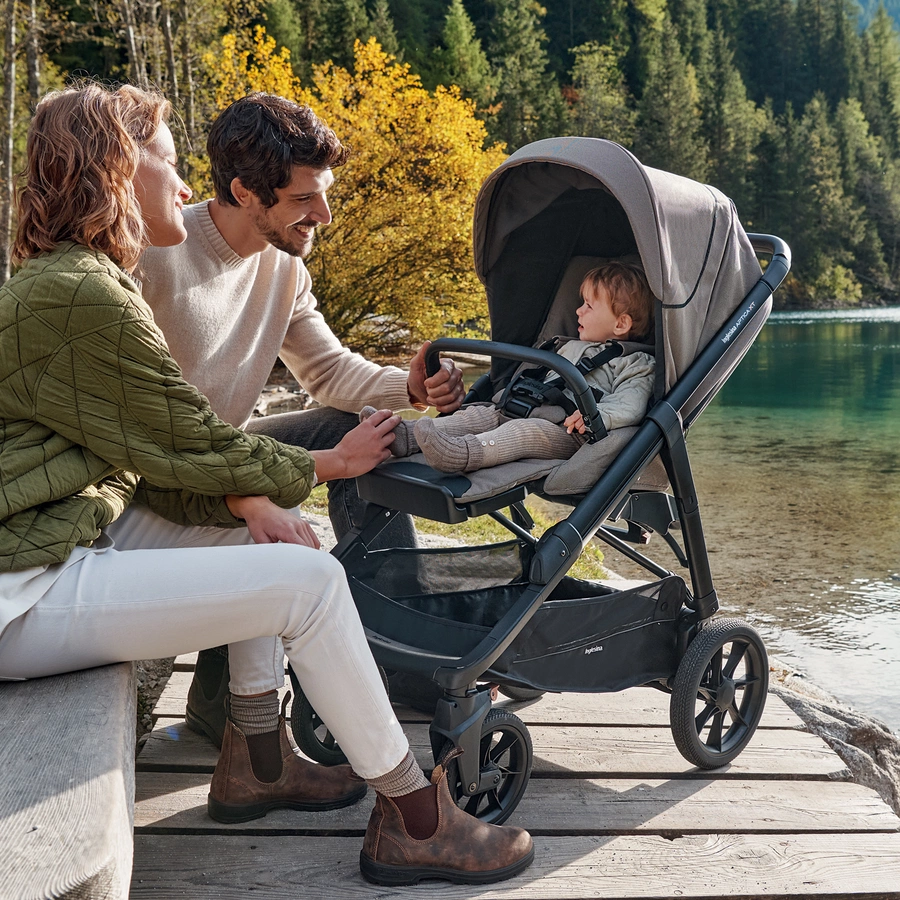 Inglesina Kombikinderwagen Duo Aptica XT Polar Blue Gestell Black