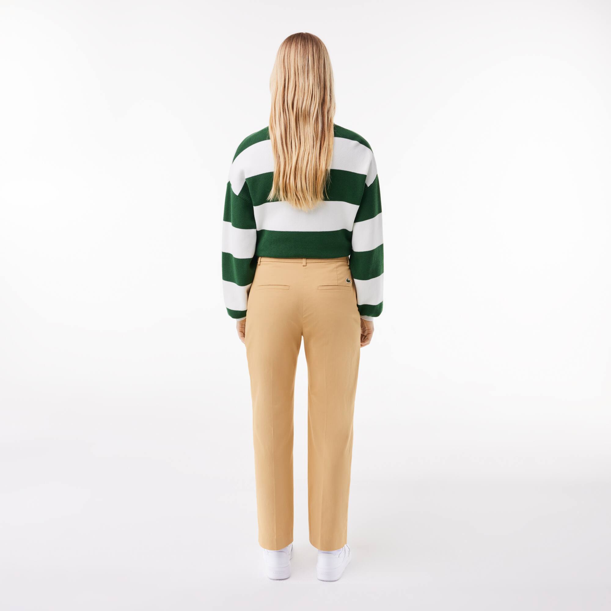 Kurze Baumwollchinos Hosen & Shorts - Beige - Lacoste - Damen