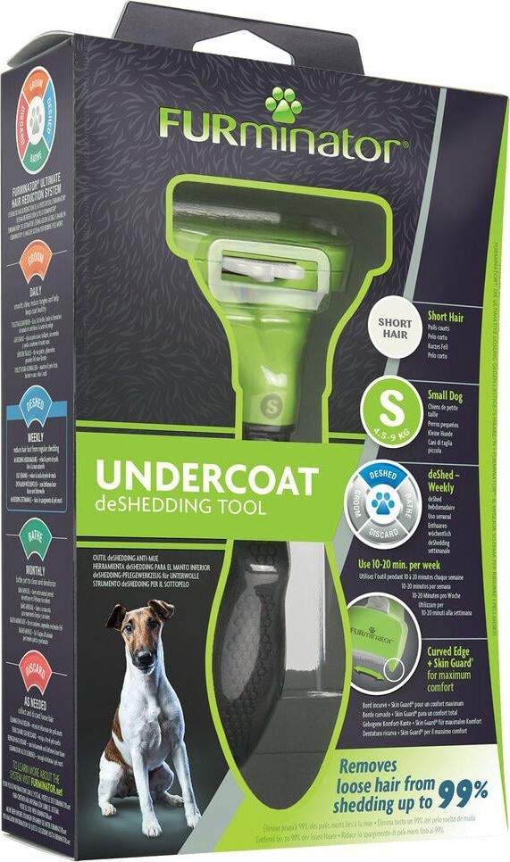 Furminator - Undercoat Deshedding Kam - Korthåret Hunde - S