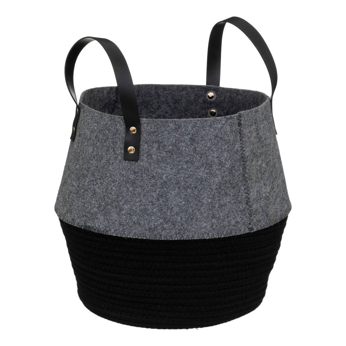 Atmosphera, Createur D'Interieur Atmosphera Panier Soul - Noir/Gris