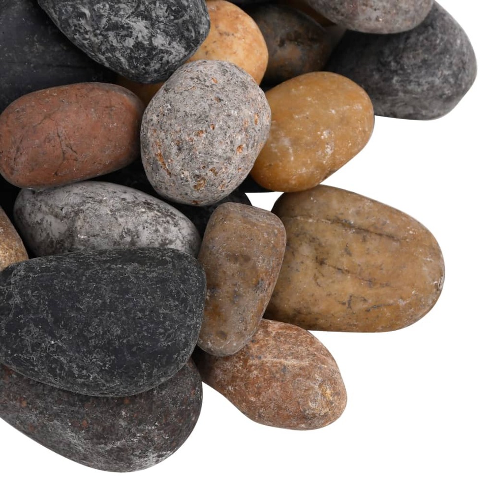 Galets polis 10 kg multicolores 5-8 cm