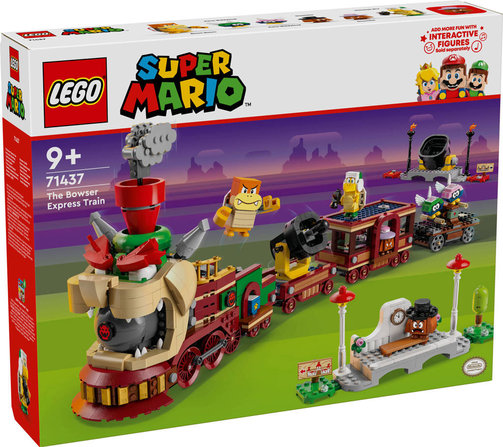 De Bowser Exprestrein Trein Speelgoed voor Kinderen 71437 Super Mario