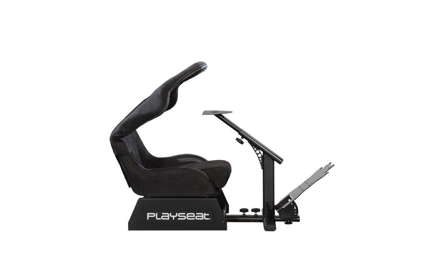 Simulator-Stuhl Evolution Alcantara Anthrazit<br>Spielesitz für Rennsimulationen, schwarz