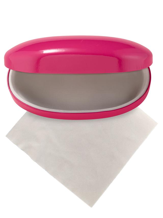 Pink Case mit grauem Interieur
