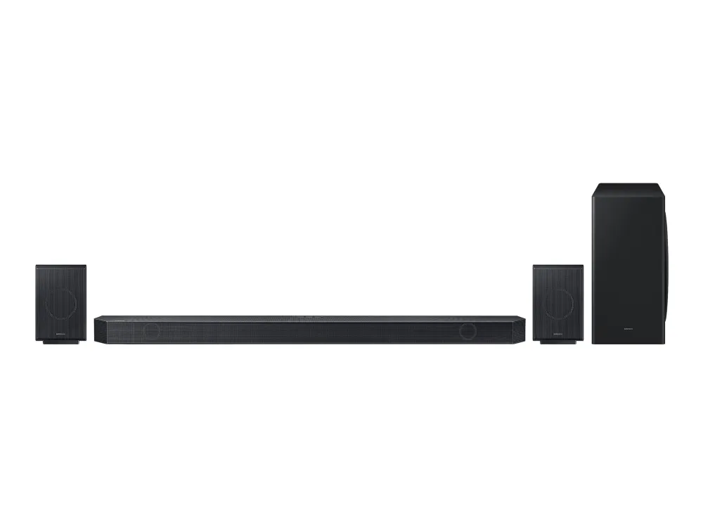 Samsung HW-Q930D - Q-Series - højttalersystem - til hjemmebiograf - 9.1.4-kanal - trådløs - Wi-Fi, Bluetooth - App-kontrolleret - titansort