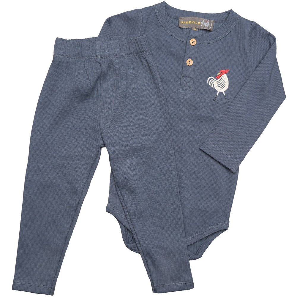 Køb Hanevild Ombre Blue Leo Leggings