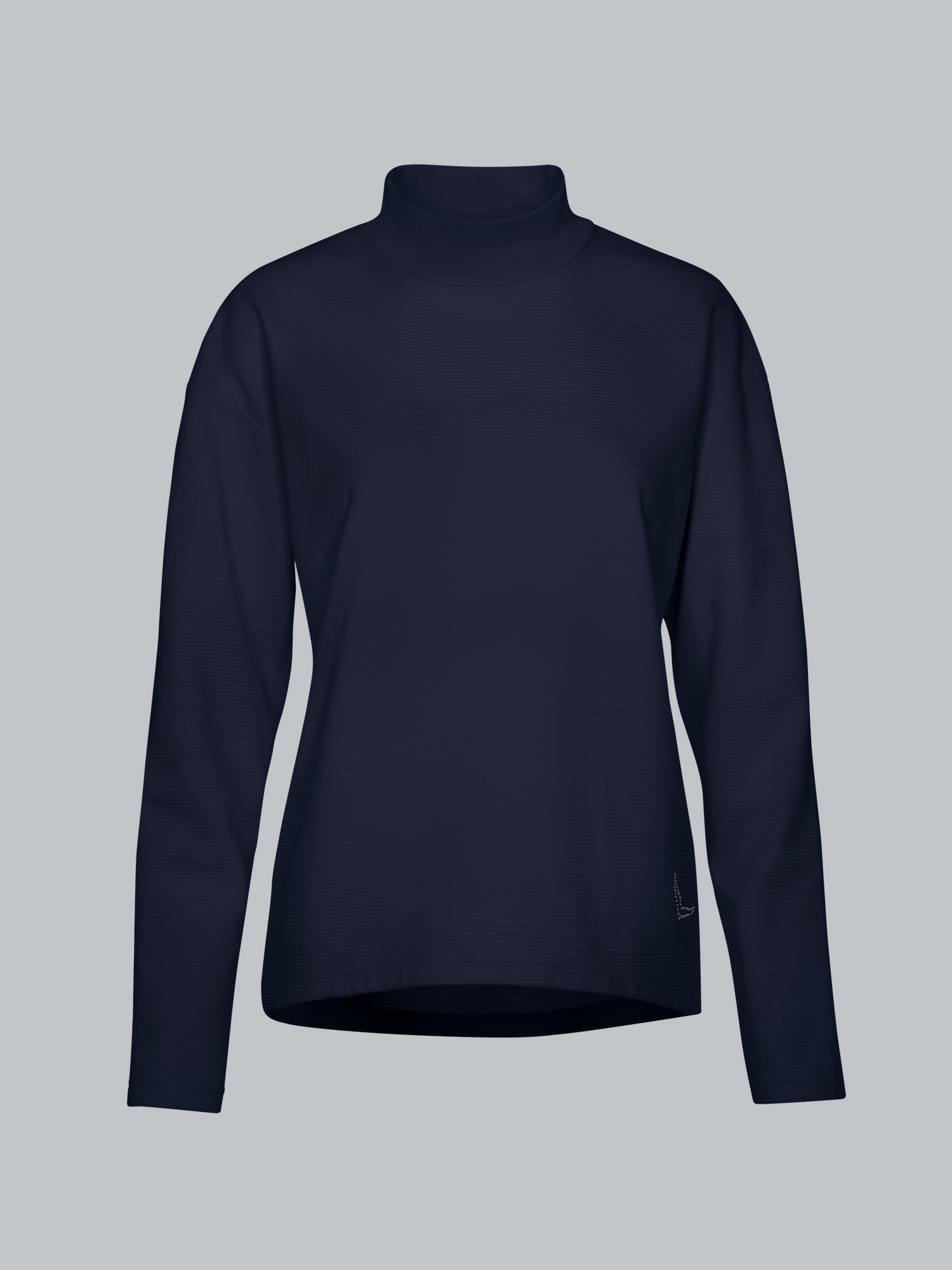 Sweatshirt mit Stehkragen Navy