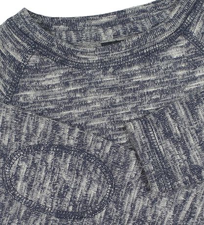 Mini Q Ture Bluse - Fredie - Blau Meliert